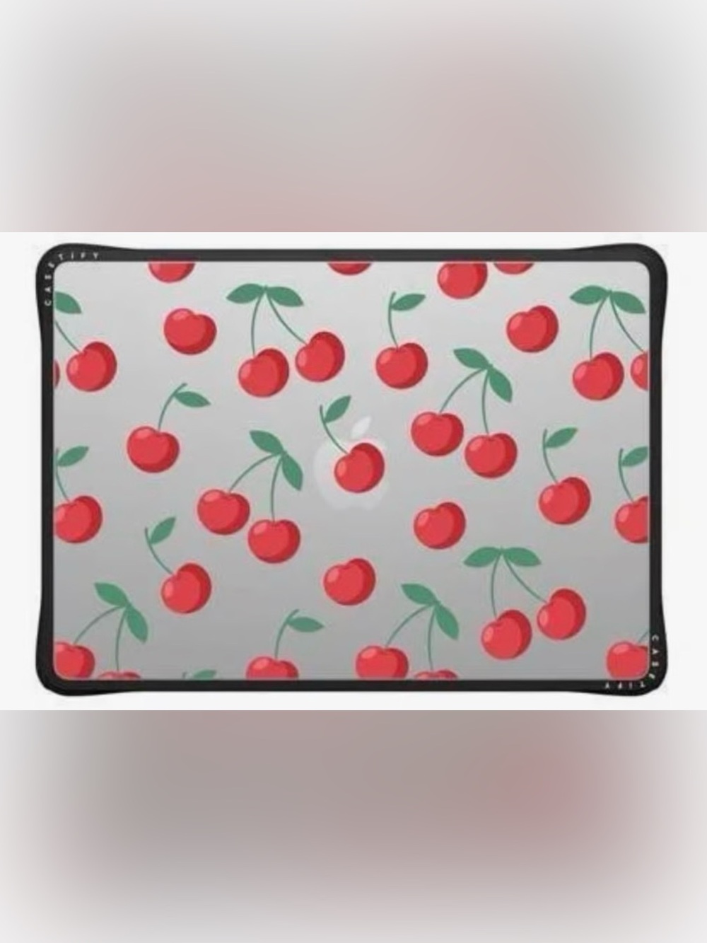 Casetify Cherry Pattern Laptop Sleeve - Red and Green